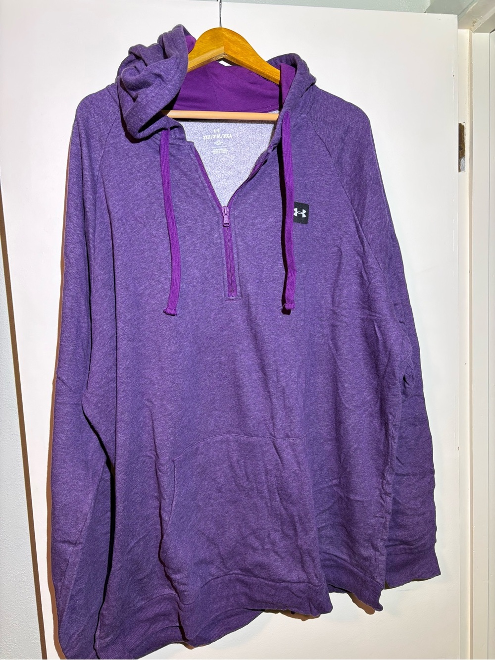Under Armour Purple quarter zip Hoodie